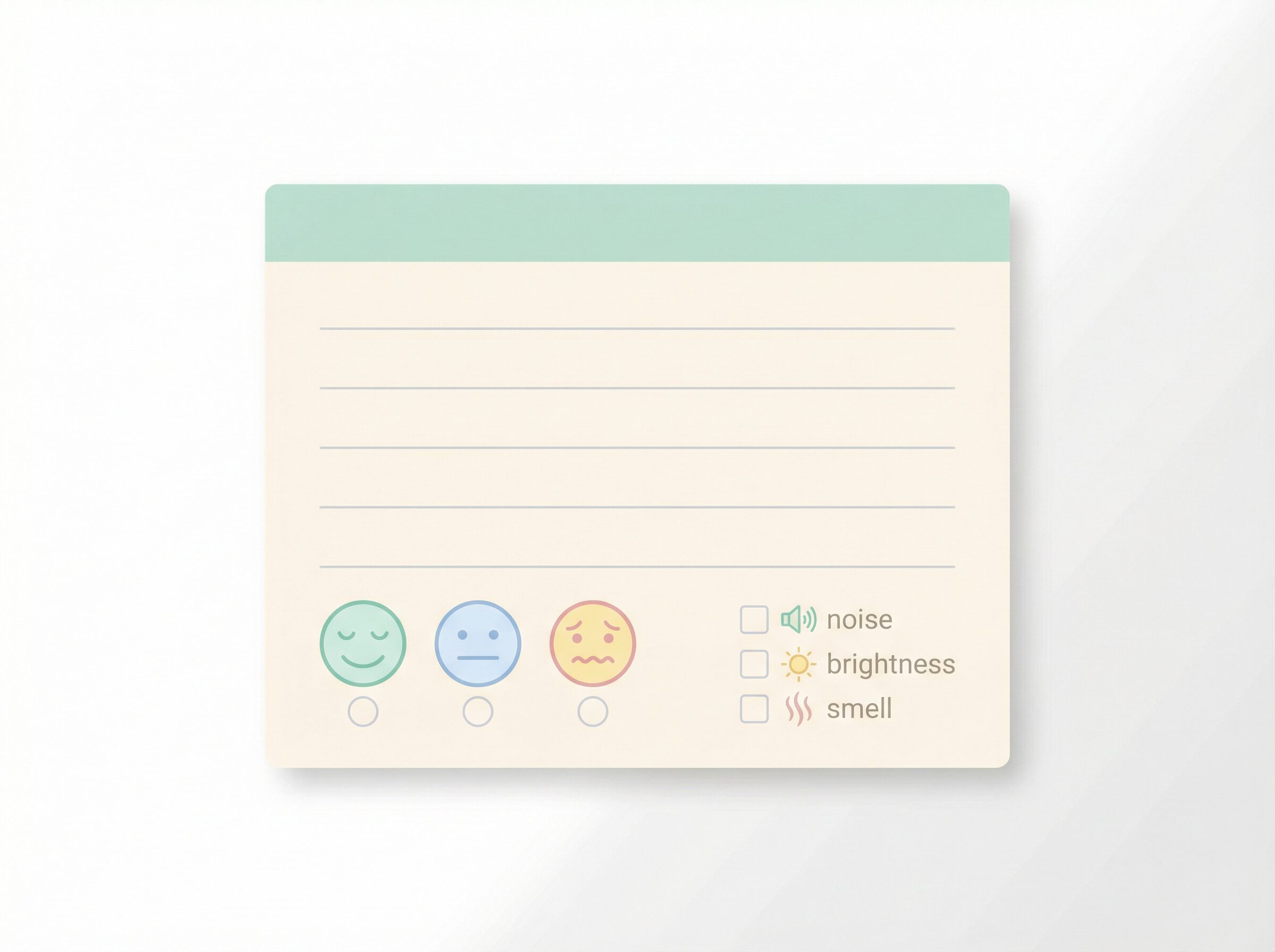 画像：内見後の“気持ちメモ”テンプレ（イメージ）